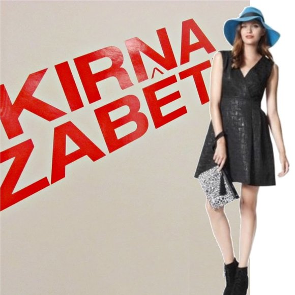 Kirna Zabete Dresses & Skirts - KIRNA ZABETE Metallic Jacquard Fit & Flare Dress